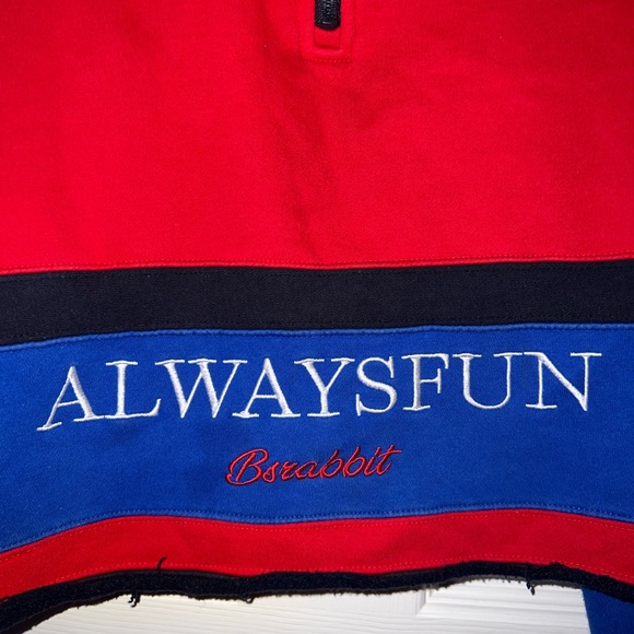 BSRABBIT Cropped Zip Sweater - Picture 3 of 4